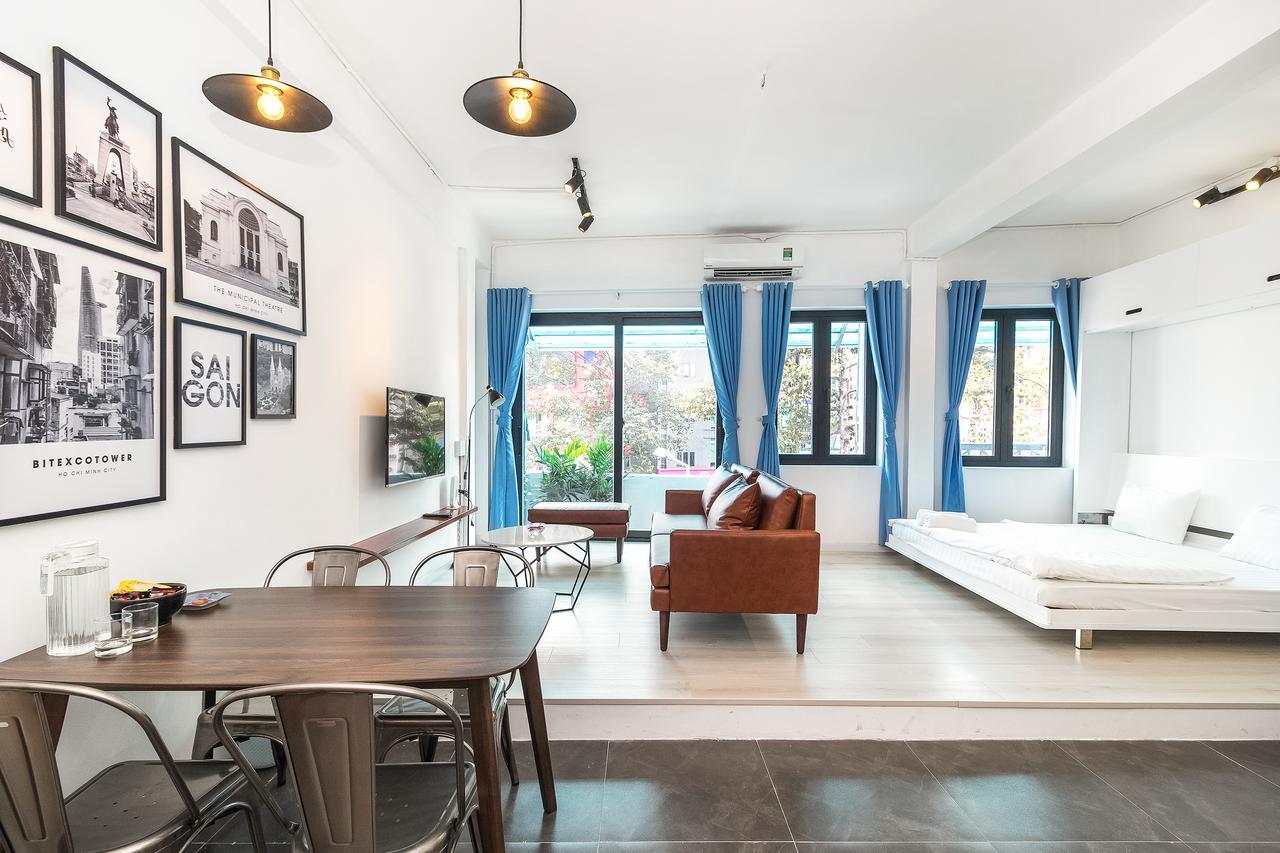 Scandinavian Apartment With Balcony In Bui Vien Ho Chi Minh City Exterior photo